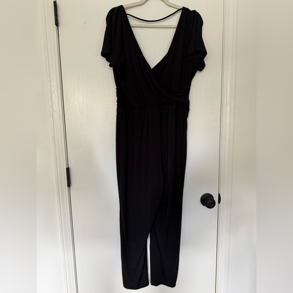 Express Classic Black Jumpsuit - Picture 3 of 3